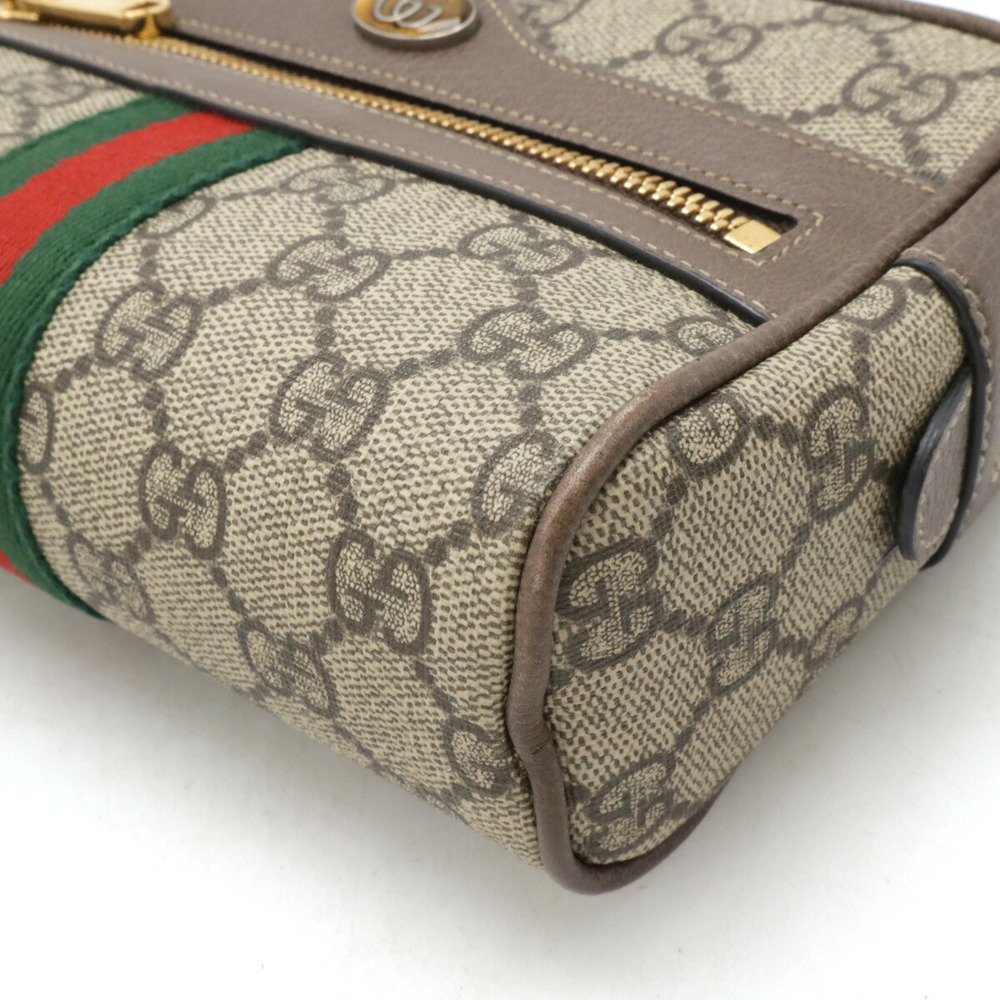 Gucci Ophidia GG Supreme Belt Bag Body Waist Sherry Beige Brown - Picture 3 of 10